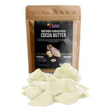 Unrefined Raw Cocoa Butter Chunks for Cosmetic & DIY Projects