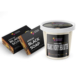 100% Raw African Black Soap + Organic Grade A Shae Butter BUNDLE