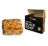 100% Raw African Black Soap - All Natural Cleansing bar for Acne, Eczema, Psoriases & Clear Skin