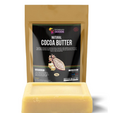 Unrefined Raw Cocoa Butter Chunks for Cosmetic & DIY Projects